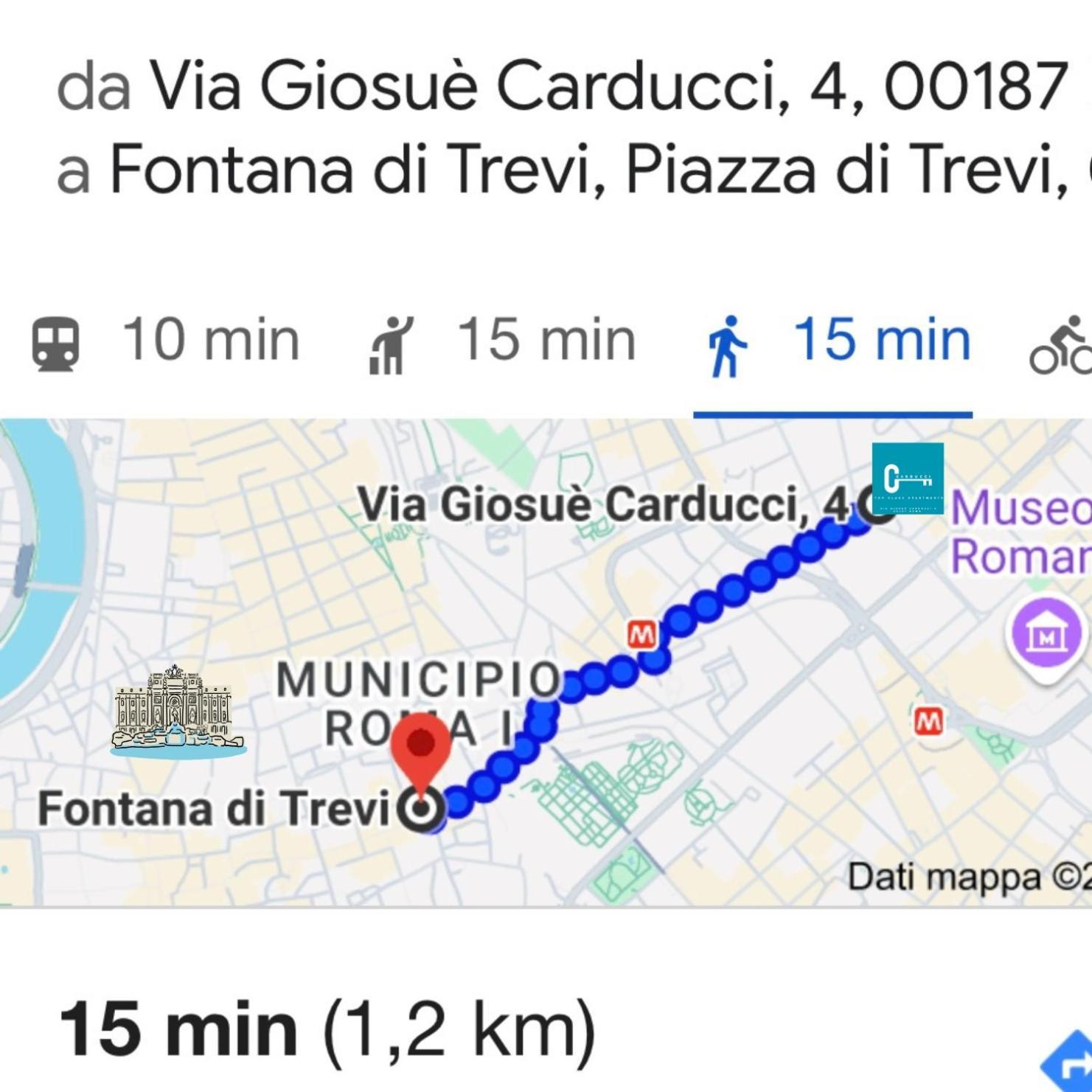 C3 Top Class Apartment, 2 Camere Da Letto, 2 Bagni, Giardino Distante 15 Minuti A Piedi Da Fontana Di Trevi Rom Exterior foto